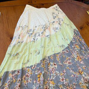 Free People Maxi Skirt Floral - Size 6